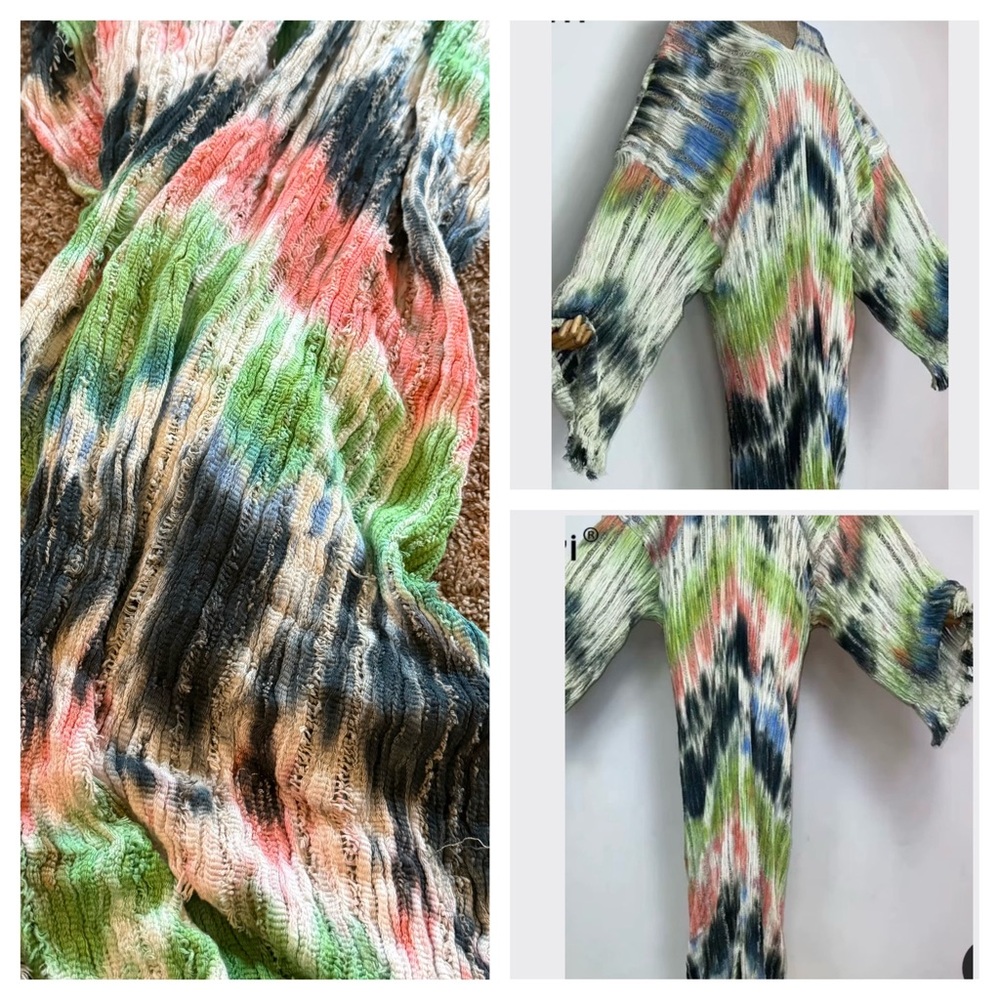Gorgeous Multi-Way Abstract Top / Cardigan